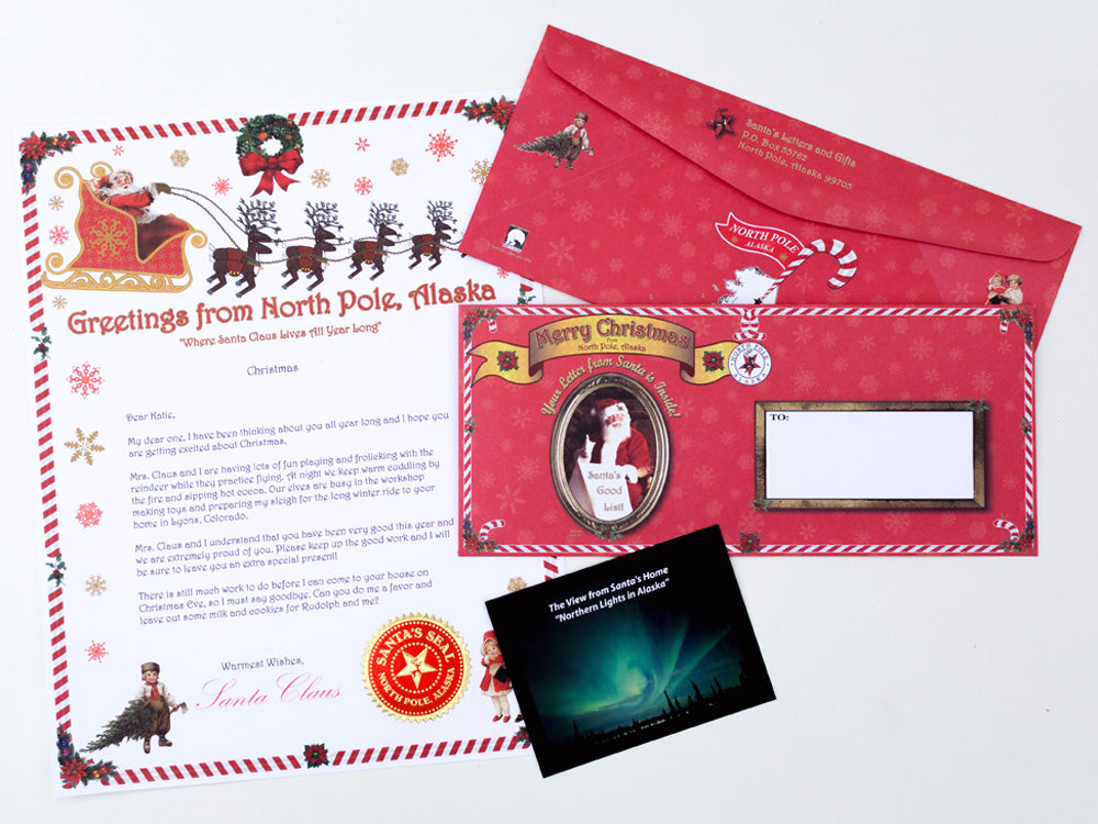Ready to Send Santa Letter and The Christmas Wish Book (All Ages)