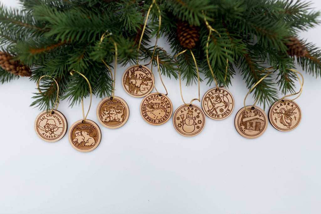 Ornaments - Birch Ornaments from Alaska