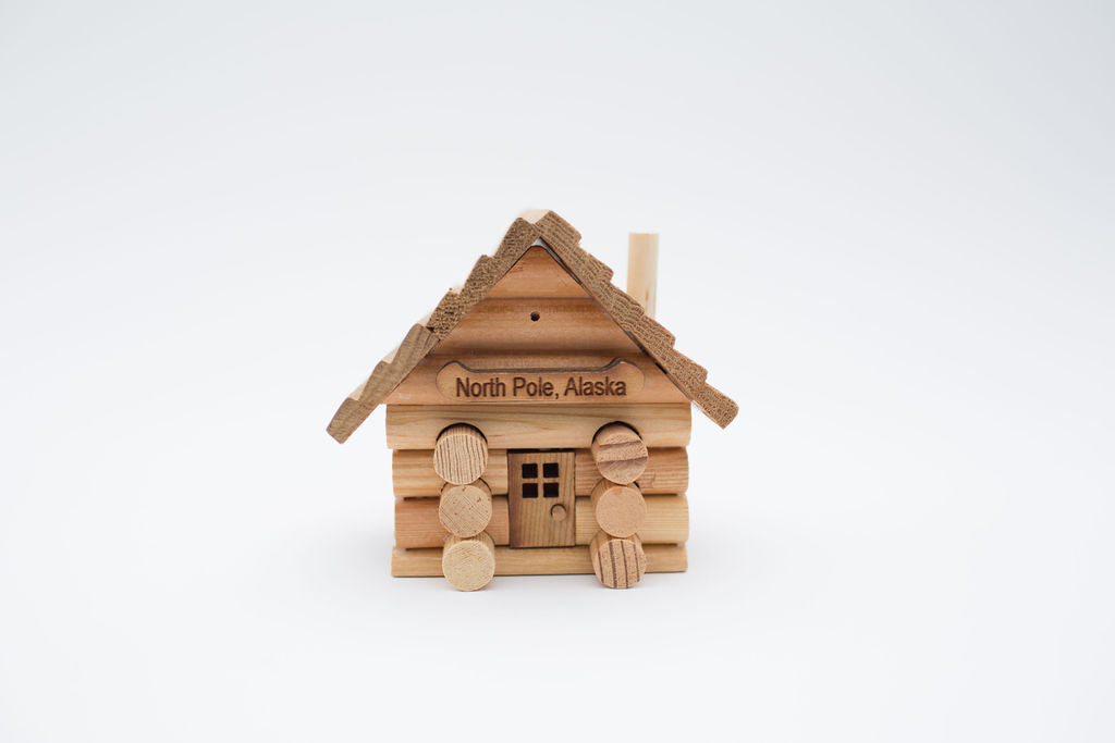 Log Cabin Ornament Kits - Great Stocking Stuffers for Christmas
