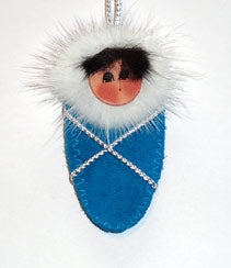 Ornaments - Handmade Eskimo and Angel Christmas Ornaments from Alaska