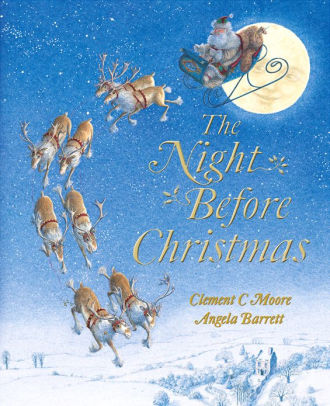 Santa Letter and The Night Before Christmas Book Package, Illustrated by Angela Barrett. Available from Pamela Sue Art & Designs (formerly Santa's Letters and Gifts) in North Pole, Alaska.