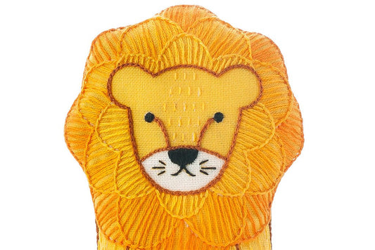 Lion embroidery kit.