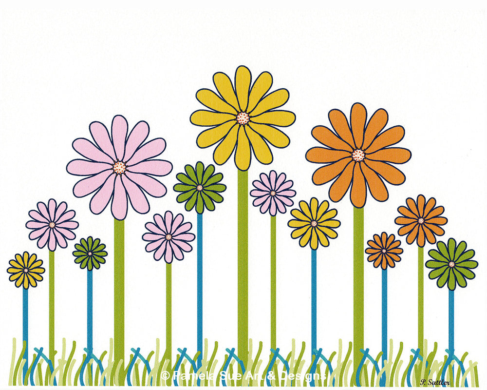 New Spring Flowers print from Pamela Sue Art and Designs - Alaska
